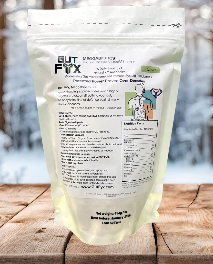 GUT FYX Lozenges, 454g biodegradable bag (24 eggs)
