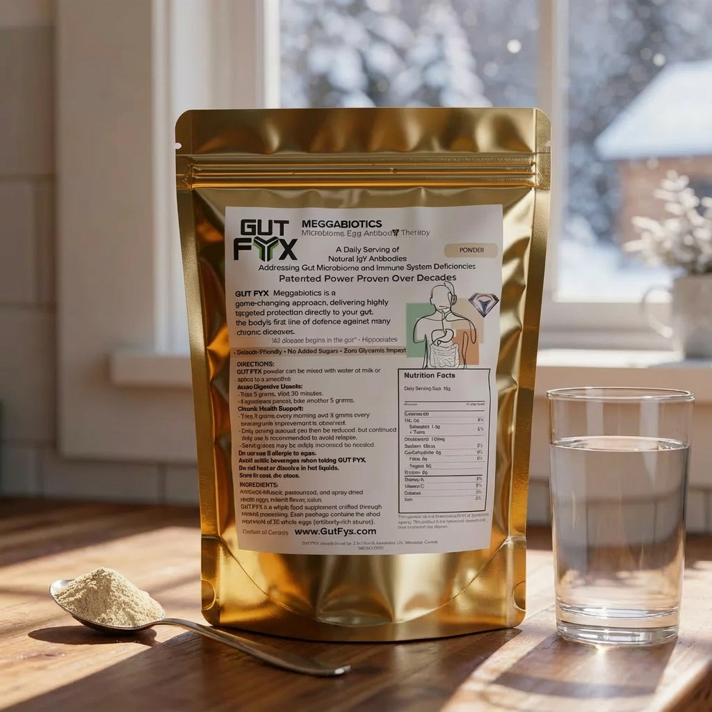 GUT FYX ND Powder (No Dextrose), 370g biodegradable bag (36 eggs)